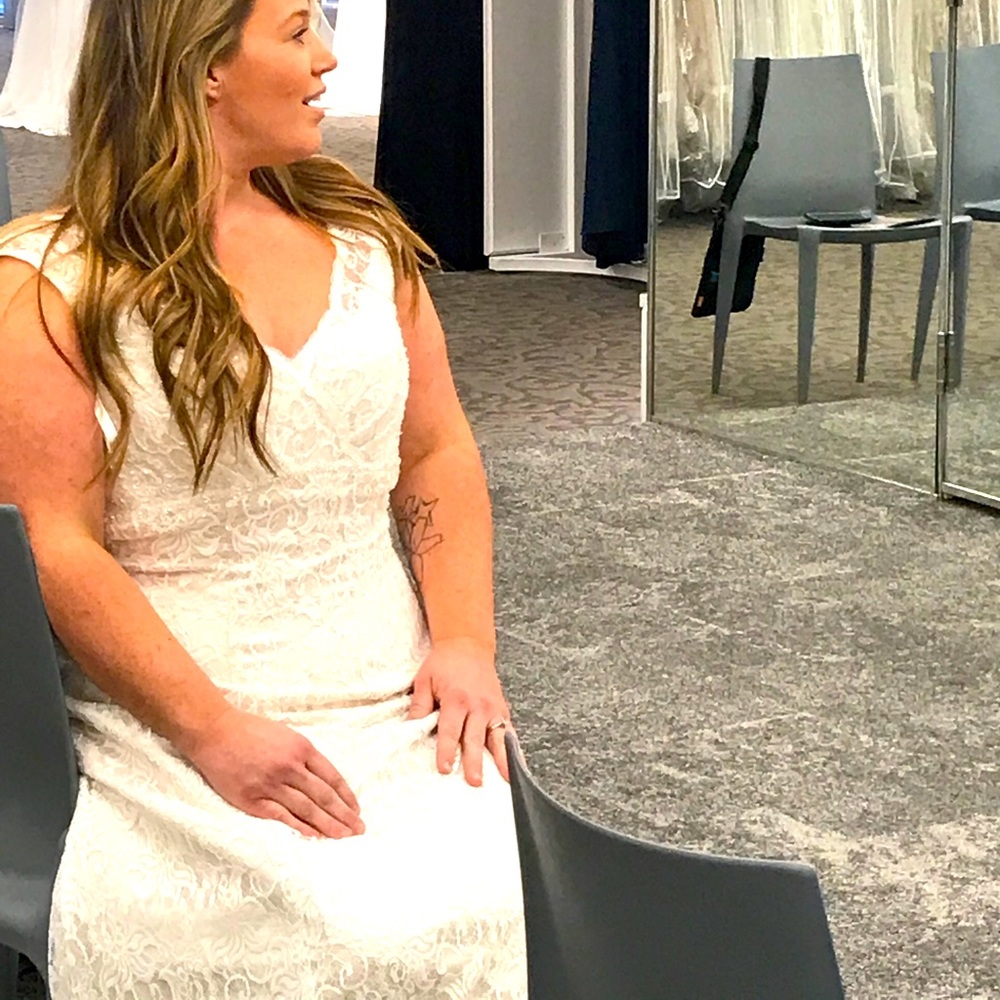 Never worn wedding dress
